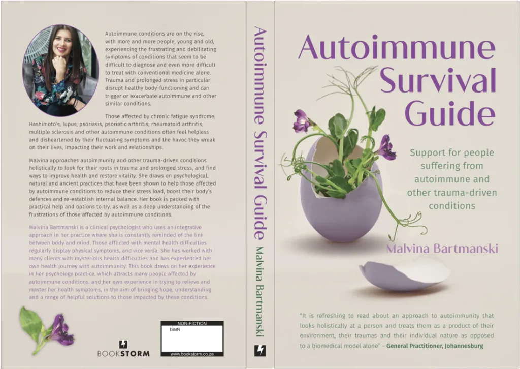 Autoimmune Survival Guide book cover by Dr Malvina Bartmanski
