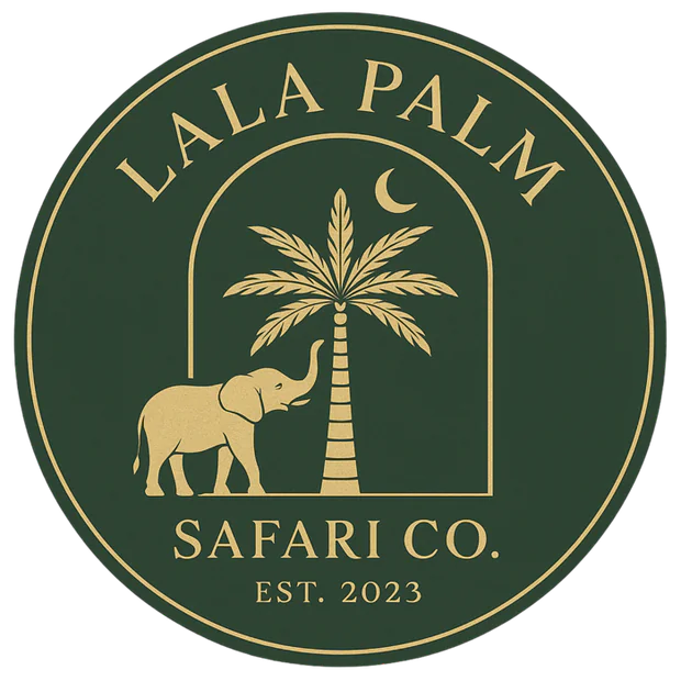 Lala Palm Safari Co. logo badge